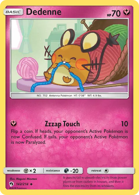 Dedenne, Lost Thunder 142/214