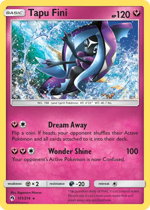 Tapu Fini, Lost Thunder 151/214