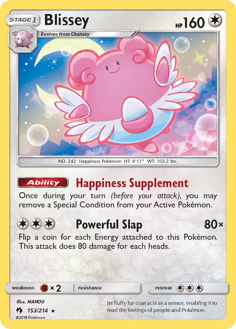 Blissey, Lost Thunder 153/214