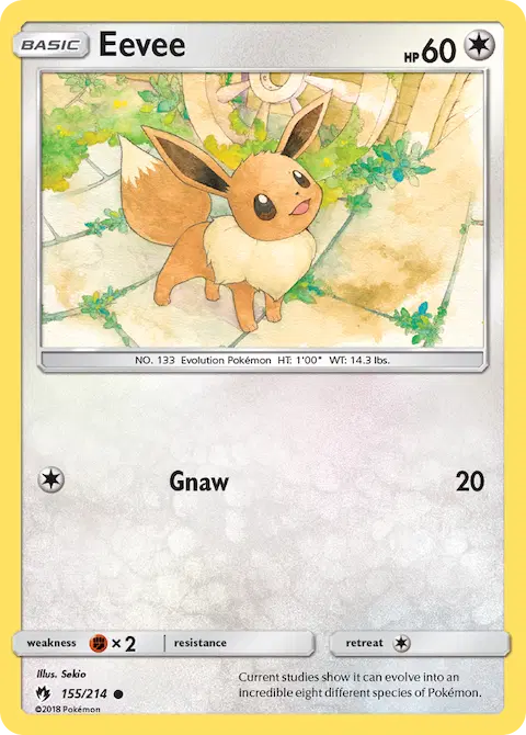 Eevee, Lost Thunder 155/214