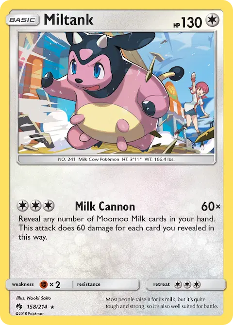 Miltank, Lost Thunder 158/214