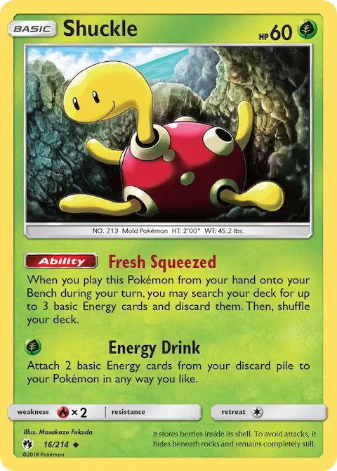 Shuckle, Lost Thunder 16/214