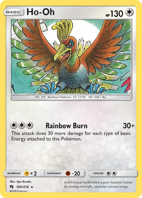 Ho-Oh, Lost Thunder 160/214