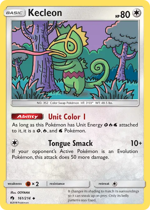 Kecleon, Lost Thunder 161/214