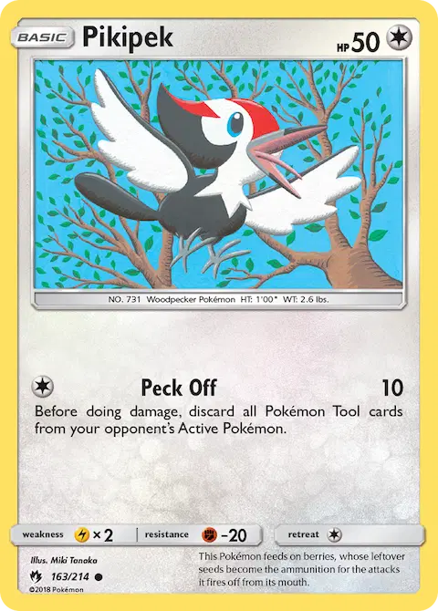 Pikipek, Lost Thunder 163/214