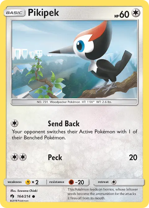 Pikipek, Lost Thunder 164/214