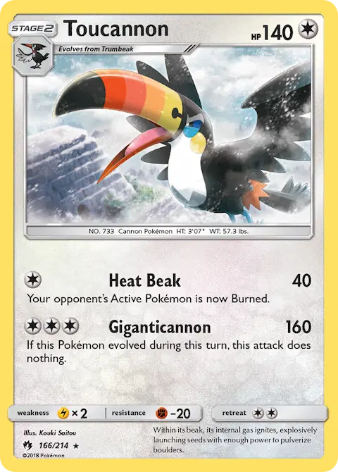 Toucannon, Lost Thunder 166/214