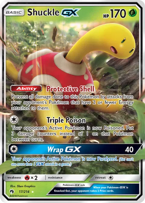 Shuckle GX, Lost Thunder 17/214