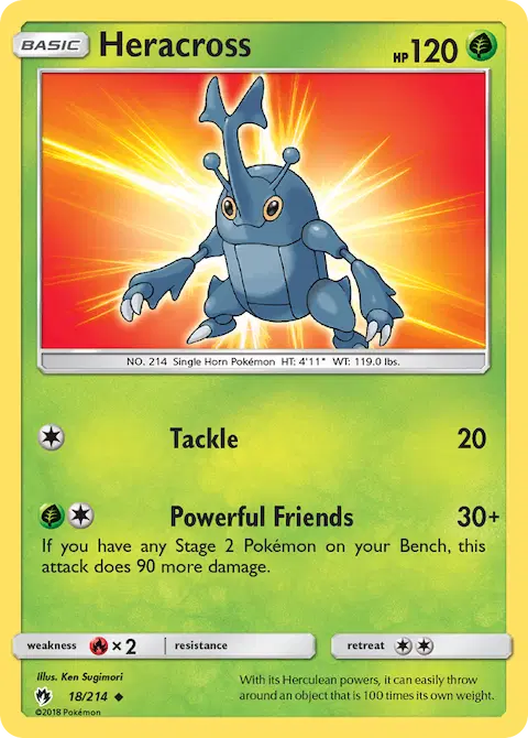 Heracross, Lost Thunder 18/214