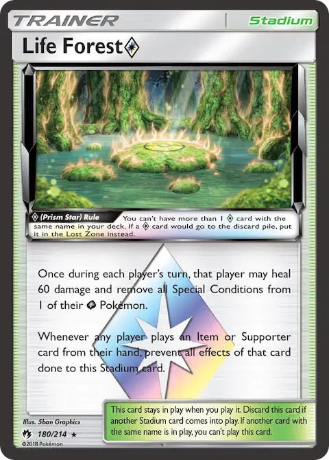 Life Forest ◇, Lost Thunder 180/214