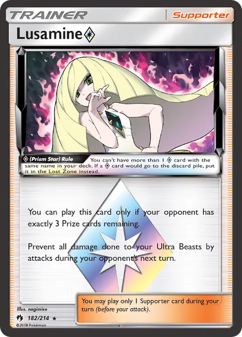 Lusamine ◇, Lost Thunder 182/214