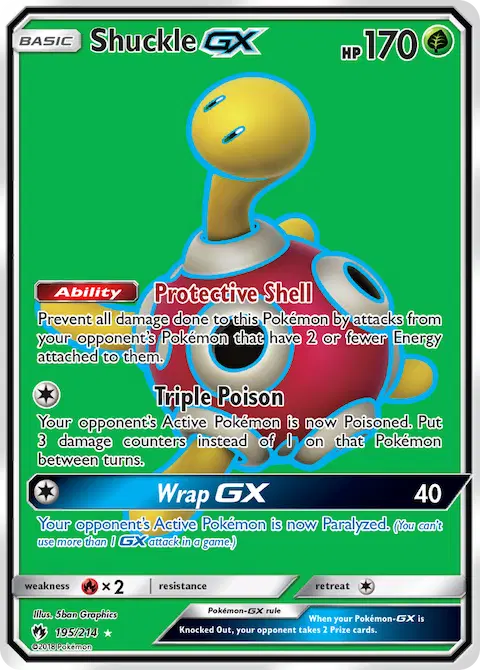 Shuckle GX, Lost Thunder 195/214