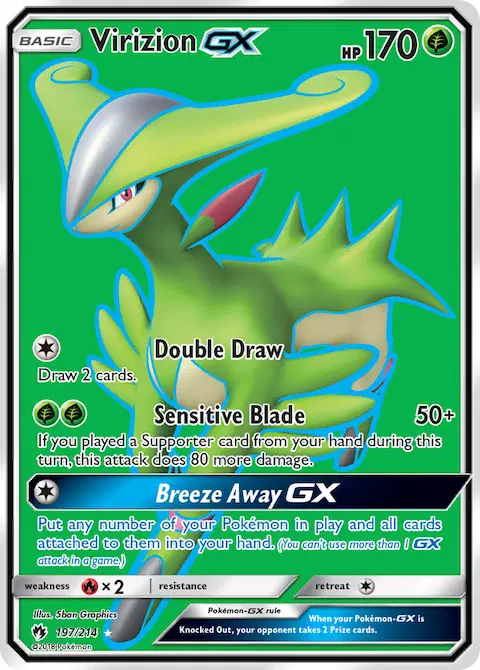 Virizion GX, Lost Thunder 197/214