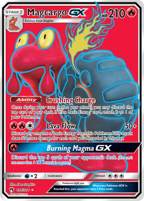 Magcargo GX, Lost Thunder 198/214