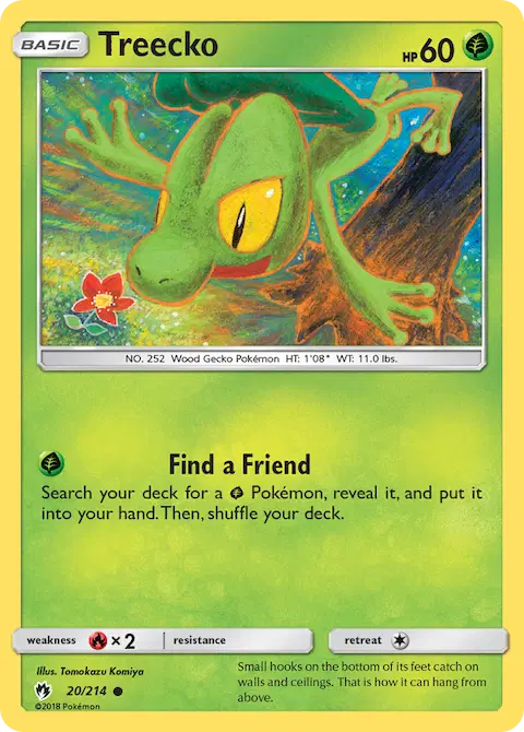 Treecko, Lost Thunder 20/214