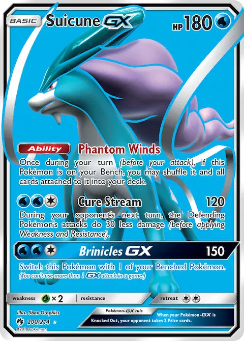 Suicune GX, Lost Thunder 200/214