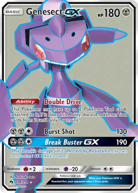 Genesect GX, Lost Thunder 204/214