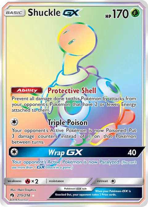 Shuckle GX, Lost Thunder 215/214