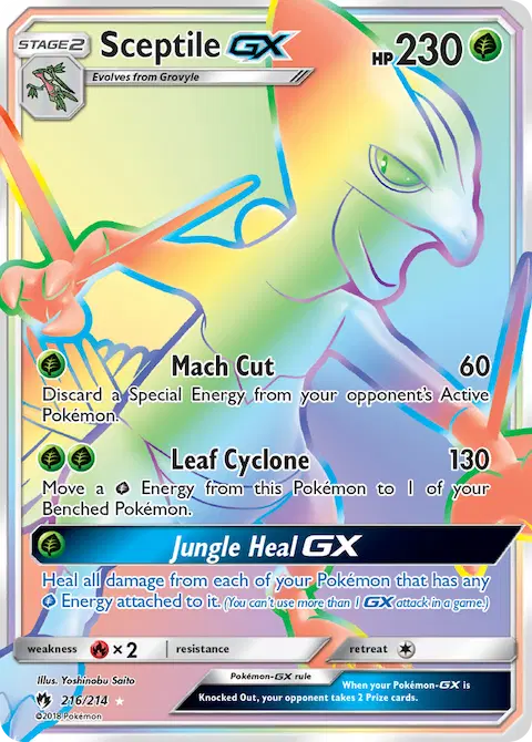 Sceptile GX, Lost Thunder 216/214