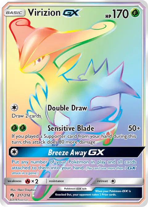 Virizion GX, Lost Thunder 217/214
