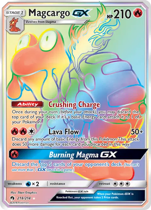 Magcargo GX, Lost Thunder 218/214