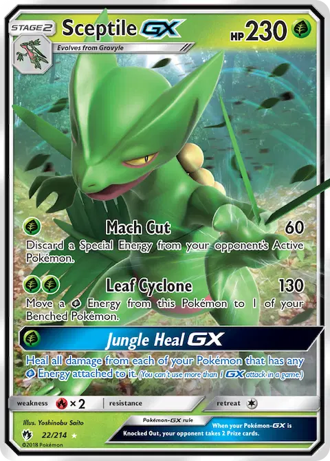 Sceptile GX, Lost Thunder 22/214