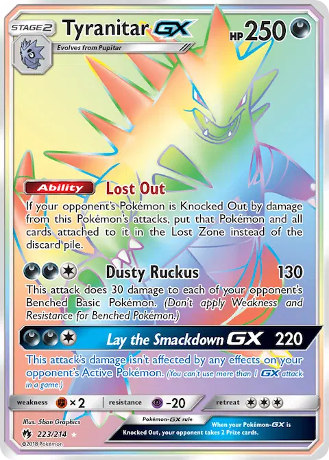 Tyranitar GX, Lost Thunder 223/214