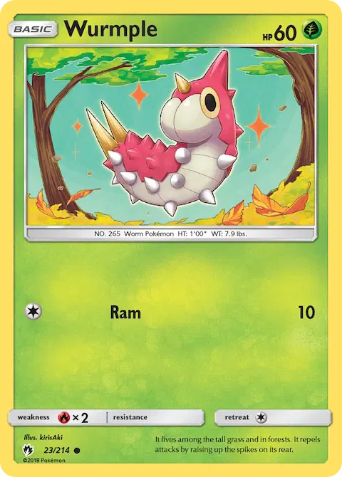 Wurmple, Lost Thunder 23/214