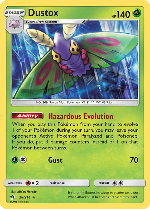 Dustox, Lost Thunder 28/214