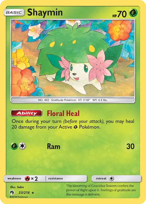 Shaymin, Lost Thunder 33/214