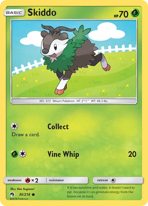 Skiddo, Lost Thunder 35/214