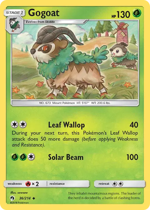 Gogoat, Lost Thunder 36/214