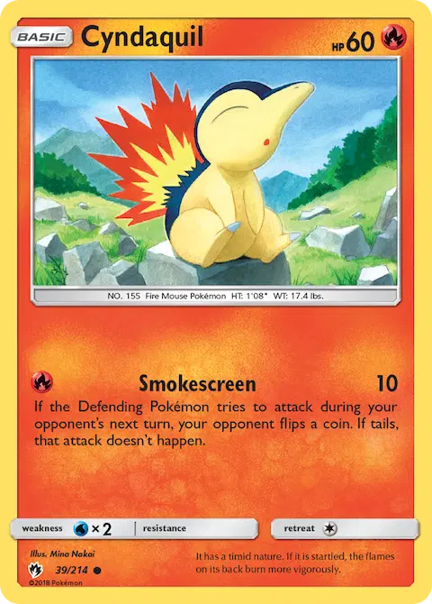 Cyndaquil, Lost Thunder 39/214
