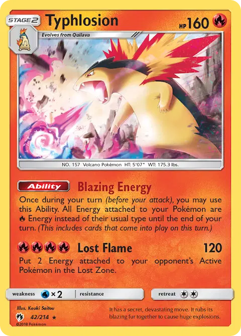 Typhlosion, Lost Thunder 42/214