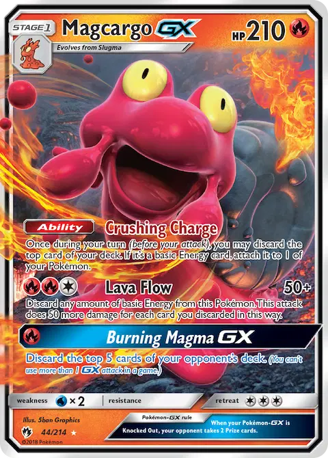 Magcargo GX, Lost Thunder 44/214