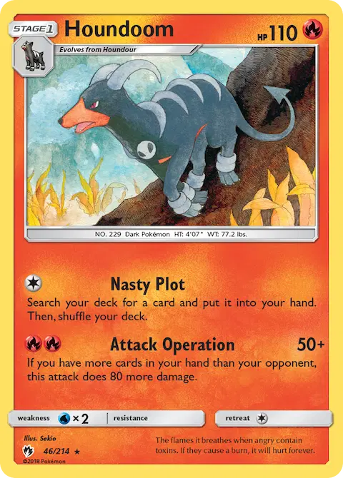 Houndoom, Lost Thunder 46/214