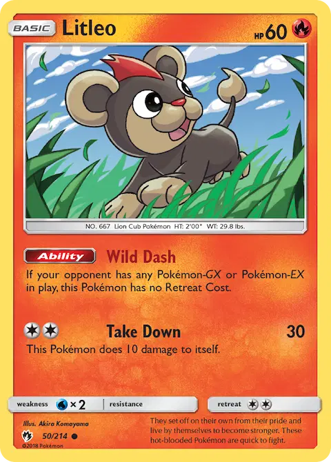 Litleo, Lost Thunder 50/214