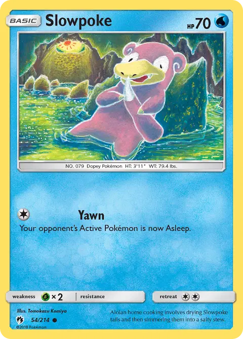 Slowpoke, Lost Thunder 54/214