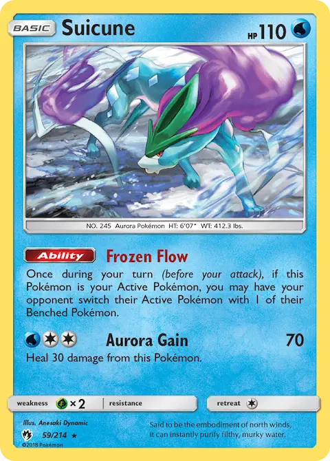 Suicune, Lost Thunder 59/214