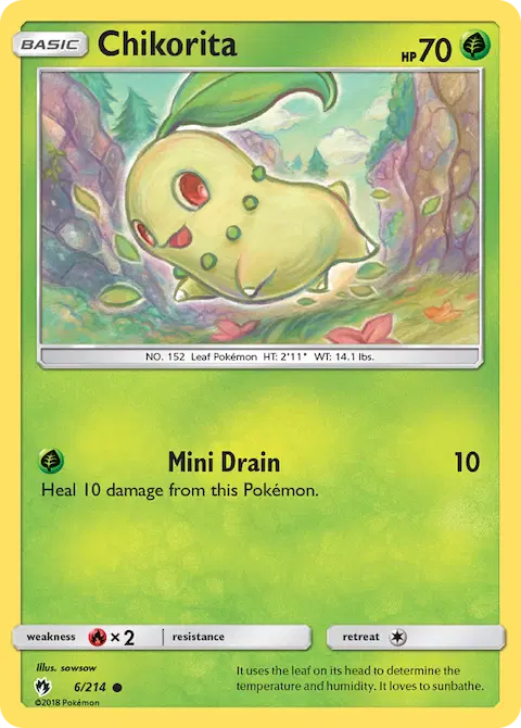 Chikorita, Lost Thunder 6/214