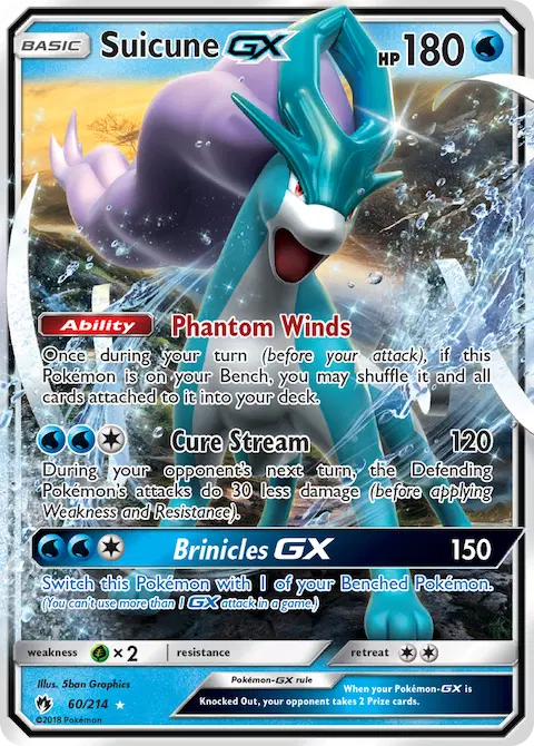 Suicune GX, Lost Thunder 60/214