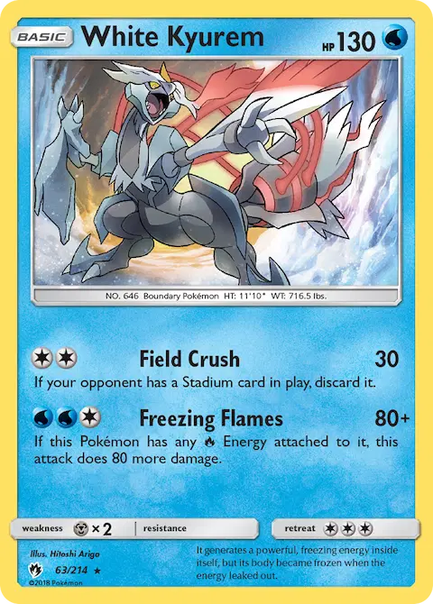 White Kyurem, Lost Thunder 63/214