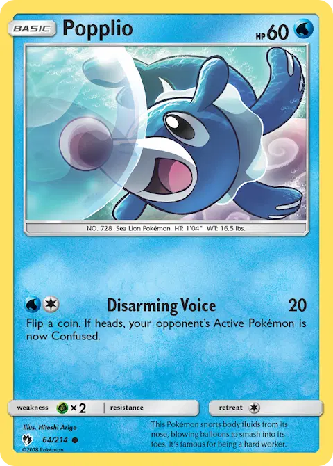 Popplio, Lost Thunder 64/214