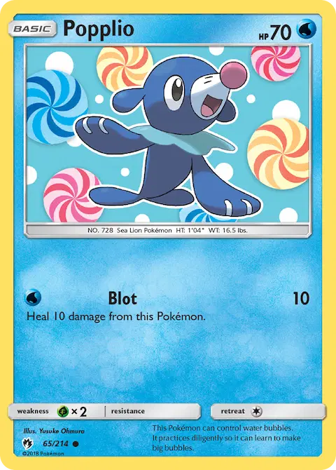Popplio, Lost Thunder 65/214