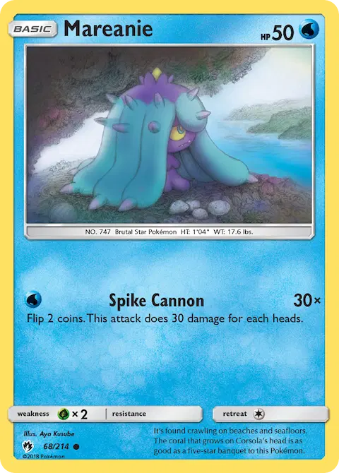 Mareanie, Lost Thunder 68/214