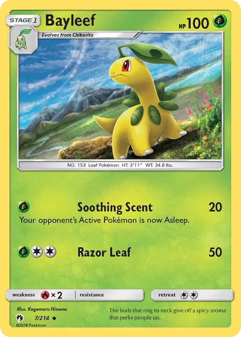 Bayleef, Lost Thunder 7/214