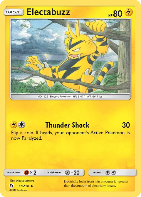 Electabuzz, Lost Thunder 71/214