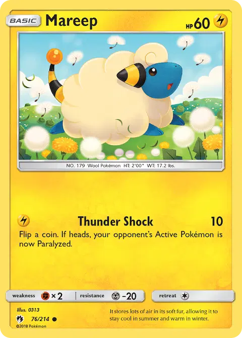 Mareep, Lost Thunder 76/214