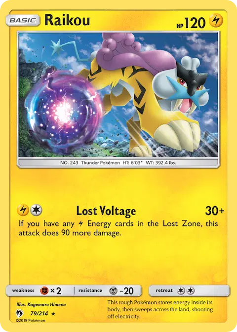 Raikou, Lost Thunder 79/214