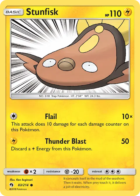 Stunfisk, Lost Thunder 83/214